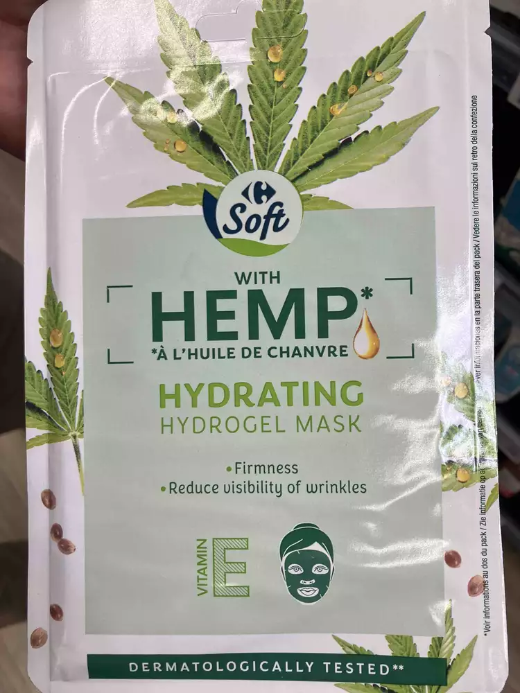 CARREFOUR - Hemp - Hydrogel mask 