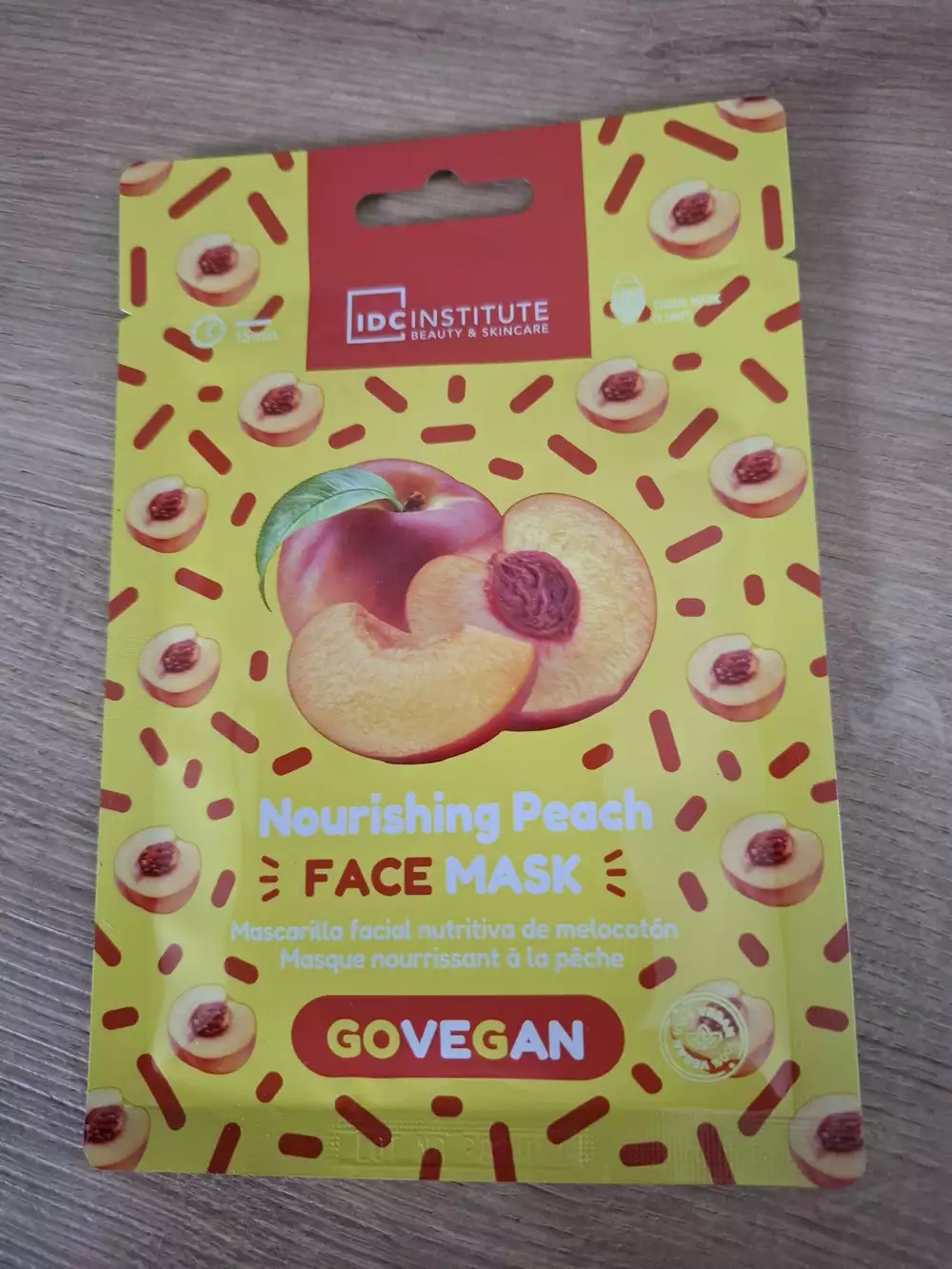IDC INSTITUTE - Nourishing peach - Face mask