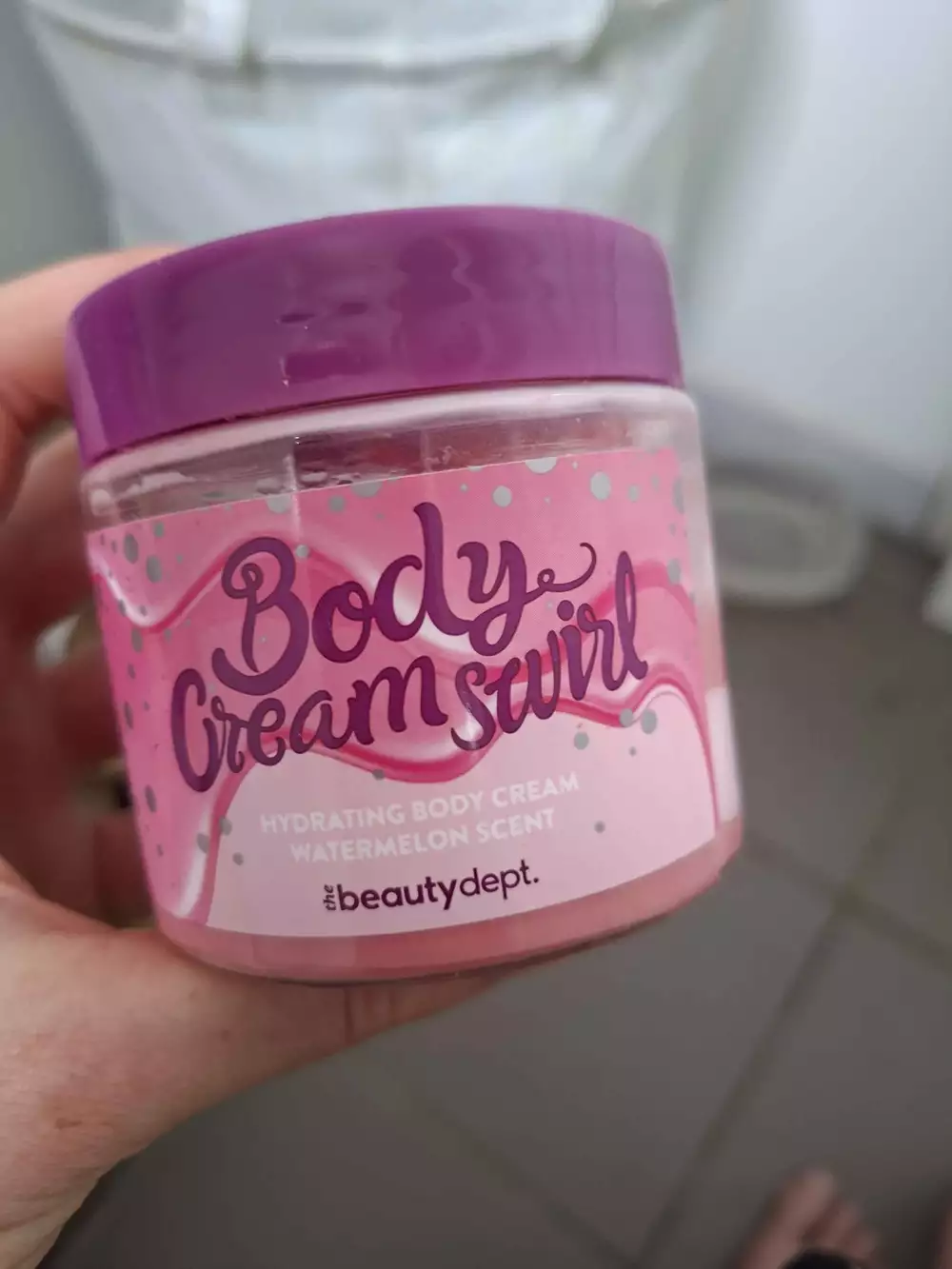 THE BEAUTY DEPT - Body cream swirl
