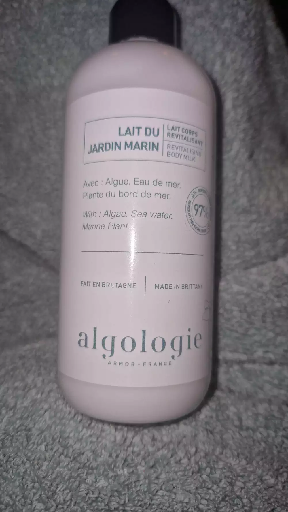 ALGOLOGIE - Lait du jardin marin - Lait corps revitalisant