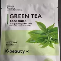 K-BEAUTY - Détoxifiant - Masque visage thé vert