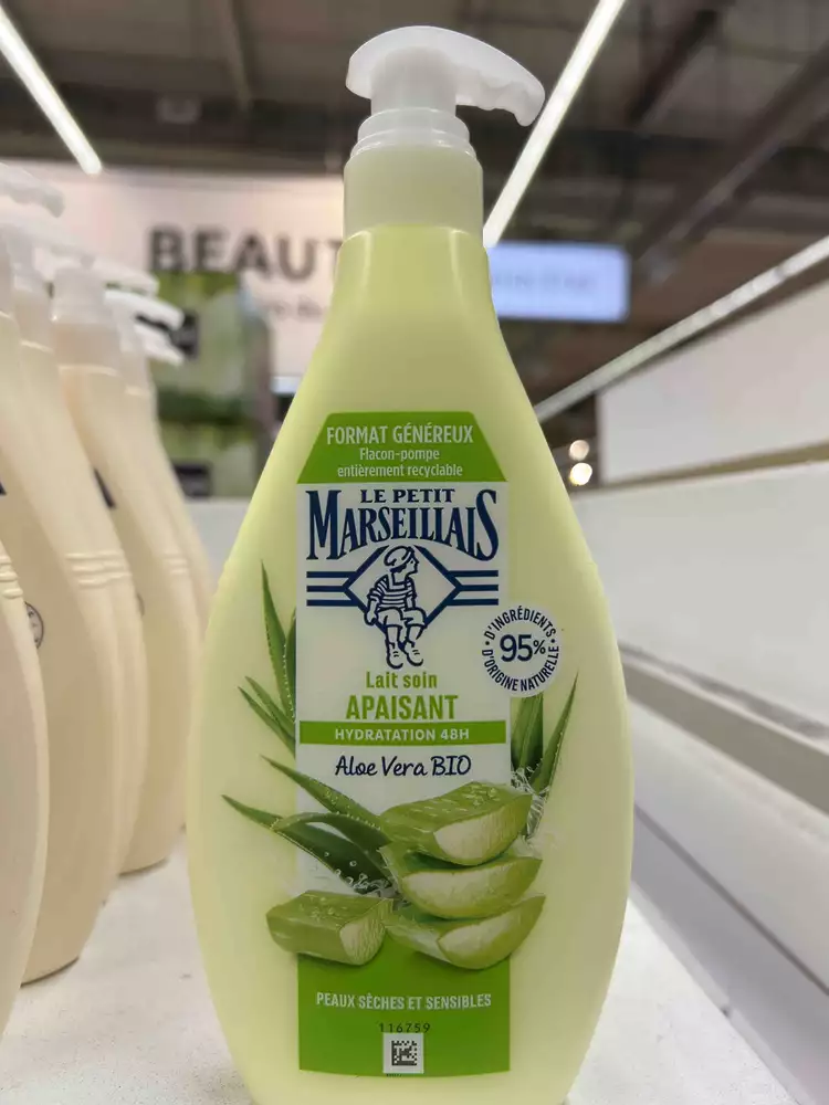 LE PETIT MARSEILLAIS - Aloe vera bio - Lait soin apaisant