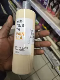 MEGUSTA - Vainilla - Gel de bano en crema
