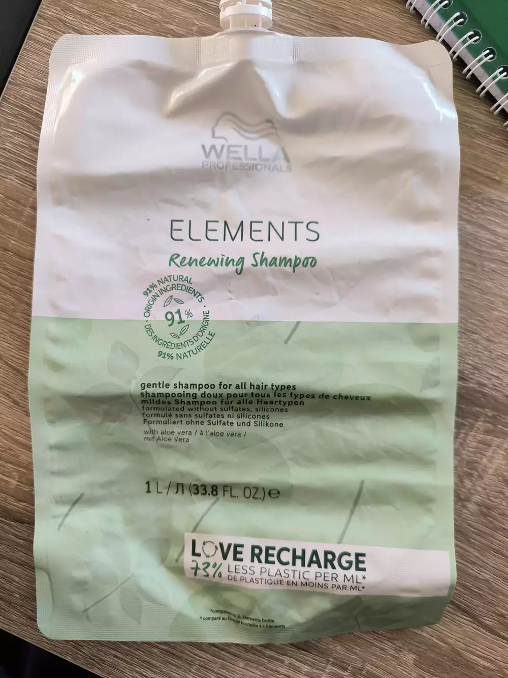 WELLA - Elements - Shampooing doux pour tous les types de cheveux 