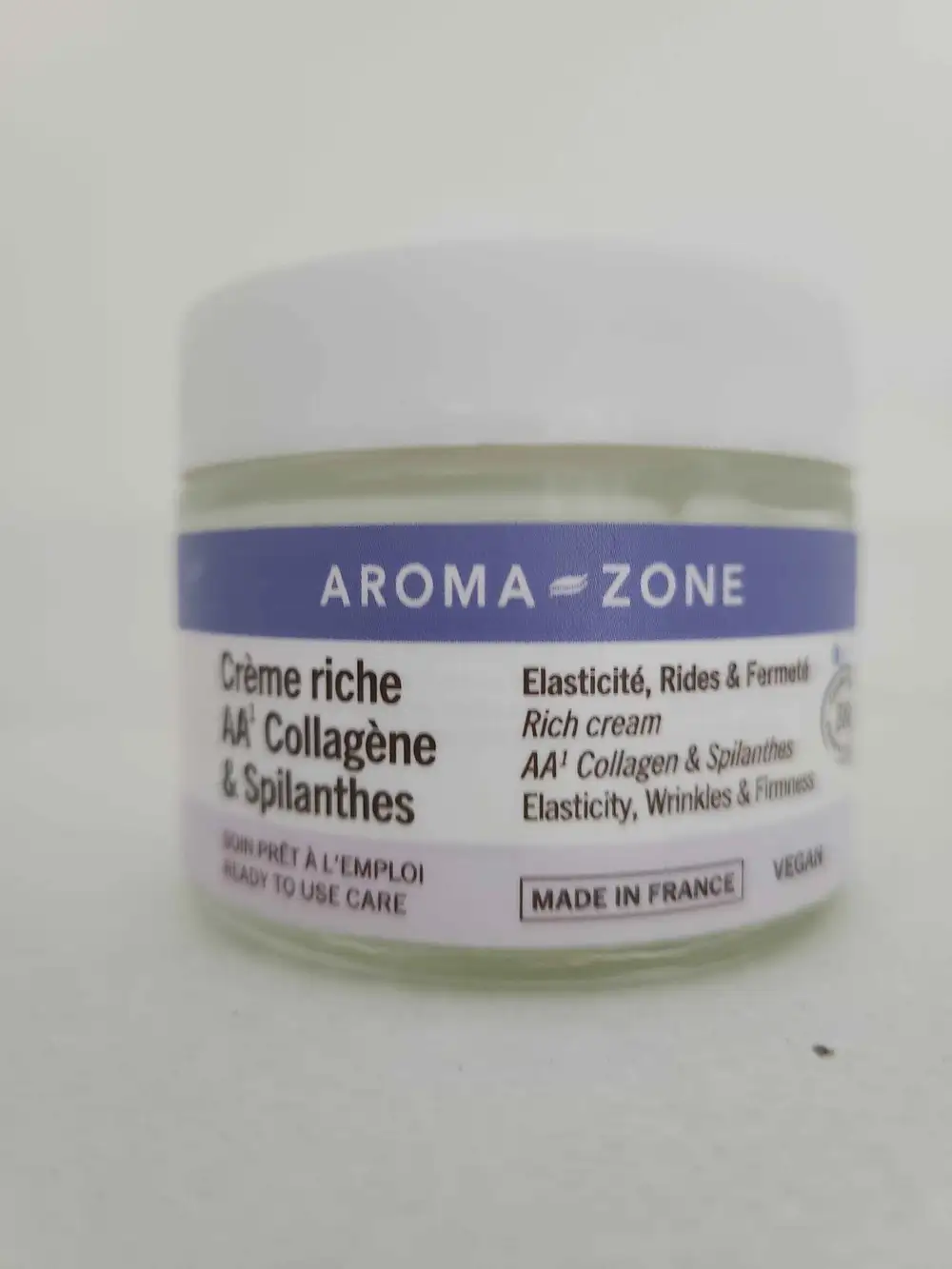 AROMA-ZONE - Crème riche AA1 collagène & spilanthes