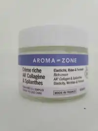AROMA-ZONE - Crème riche AA1 collagène & spilanthes