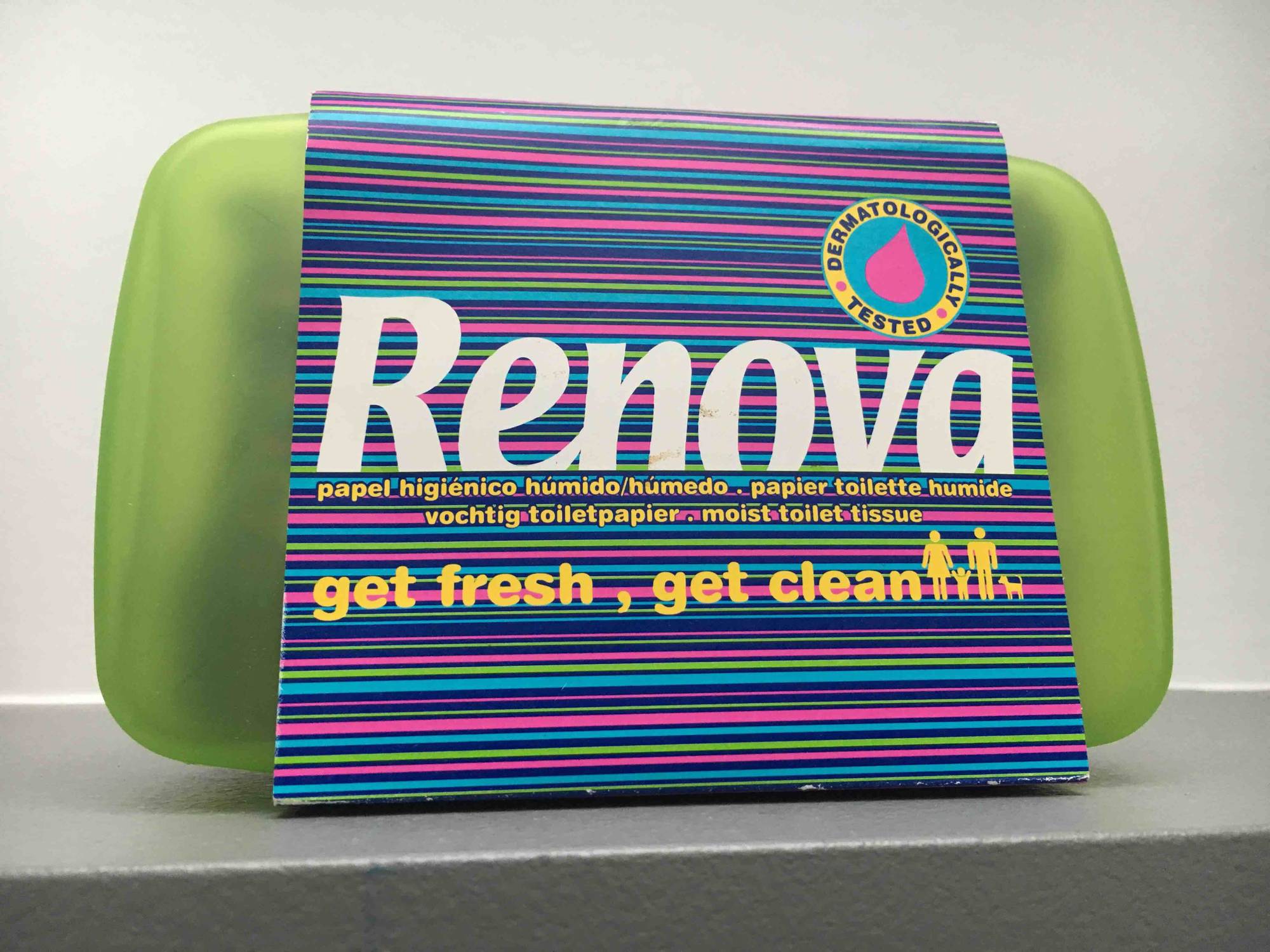 Composition RENOVA Papier toilette humide get fresh get clean
