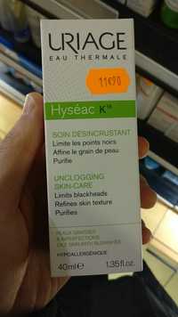 URIAGE - Hyséac K18 - Soin désincrustant peaux grasses