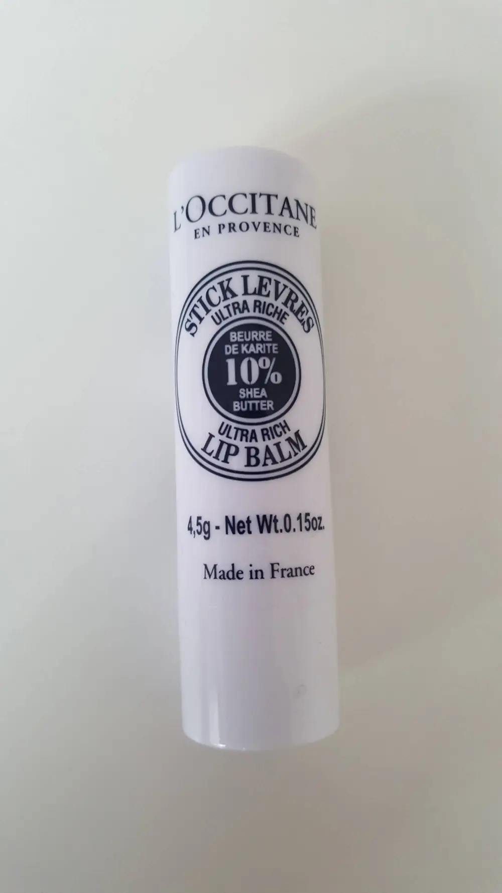 L'OCCITANE - Beurre de karité - Stick lèvres ultra riche