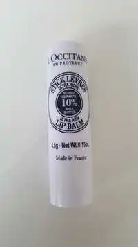 L'OCCITANE - Beurre de karité - Stick lèvres ultra riche