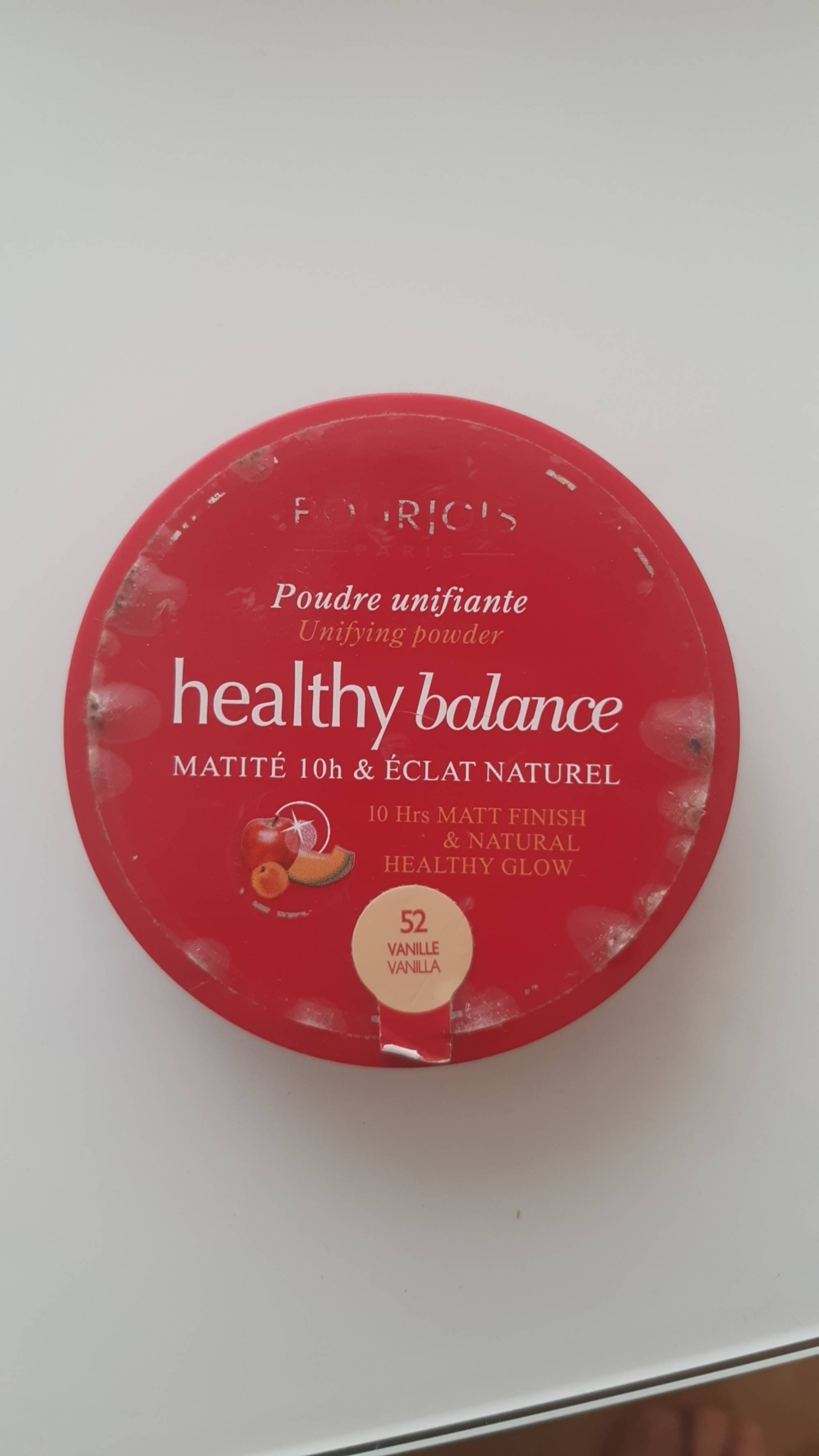 BOURJOIS - Healthy balance - Poudre unifiante 52 vanille