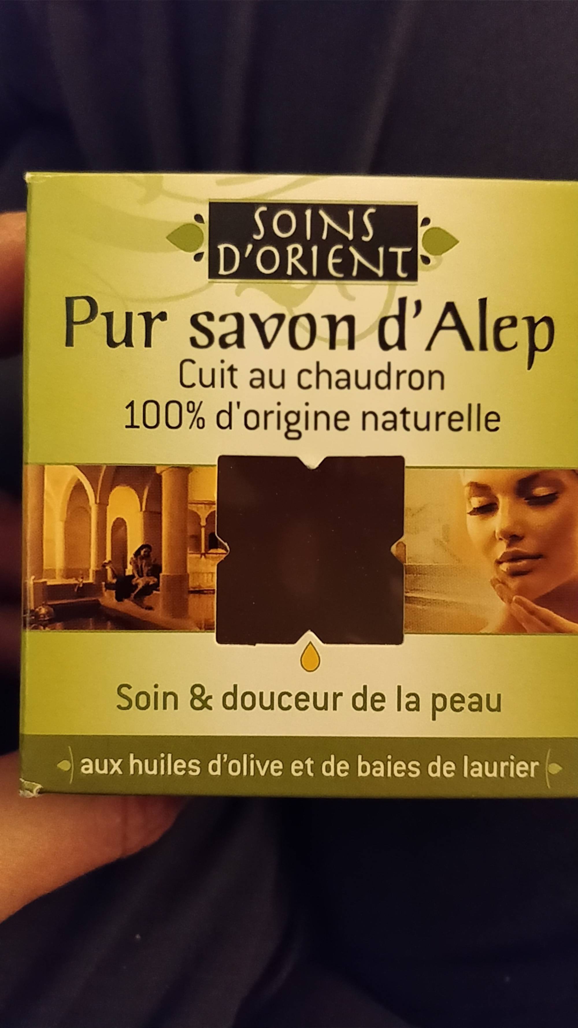 SOINS D'ORIENT - Pur savon d'Alep - Soin et douceur de la peau