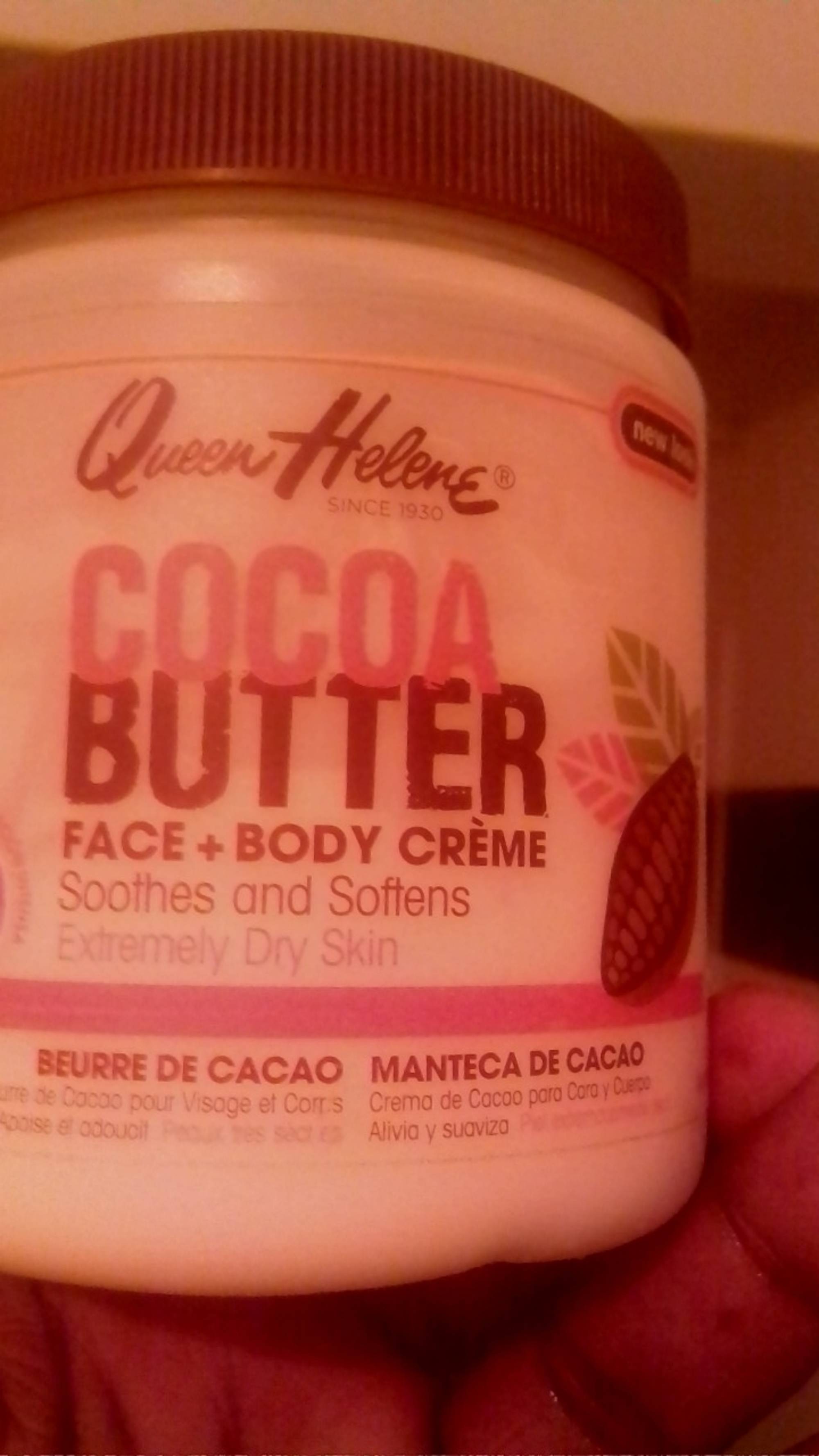 QUEEN HELENE - Cocoa Butter - Face + Body Crème