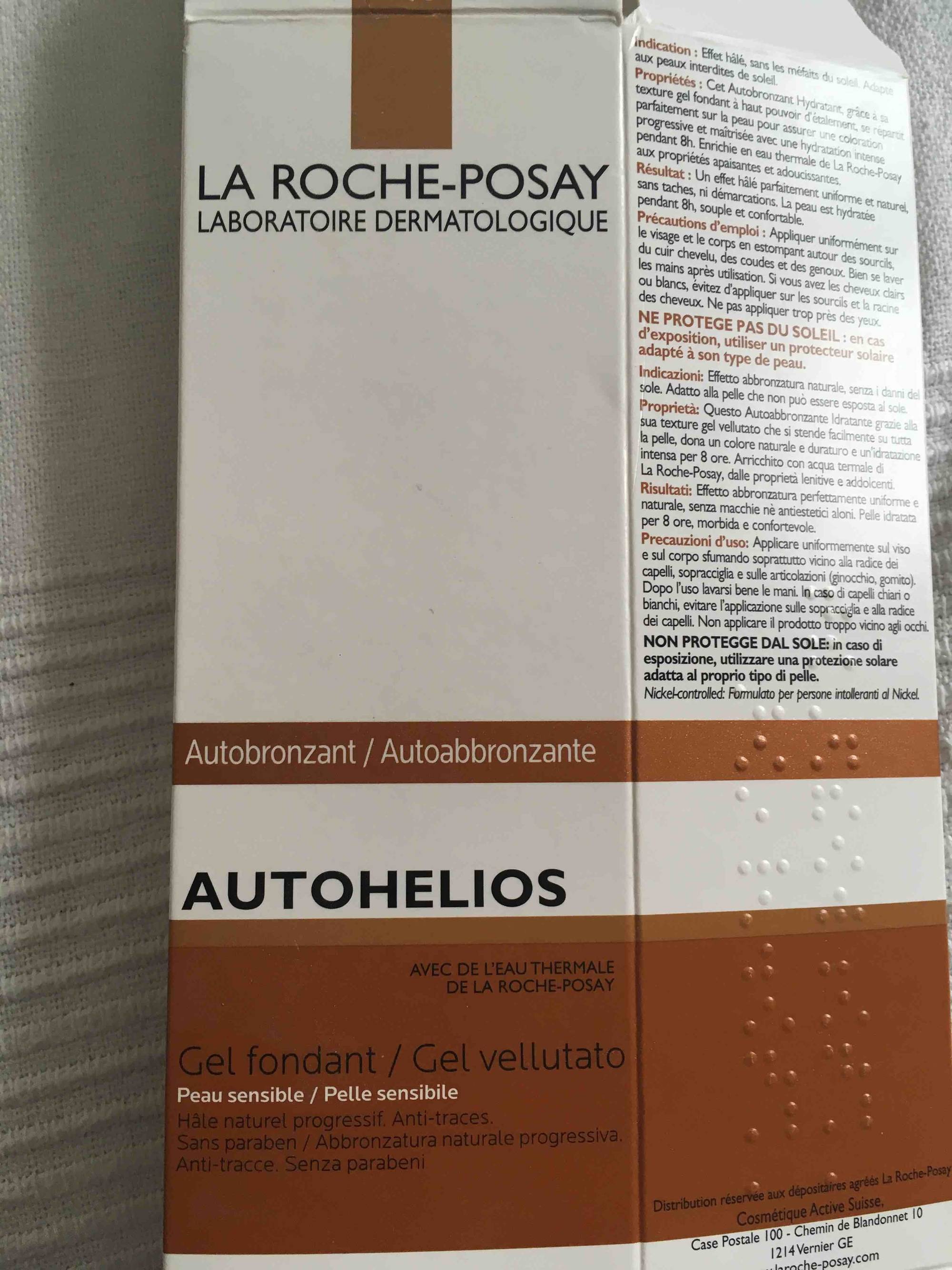 LA ROCHE-POSAY - Autohelios - Gel fondant Autobronzant