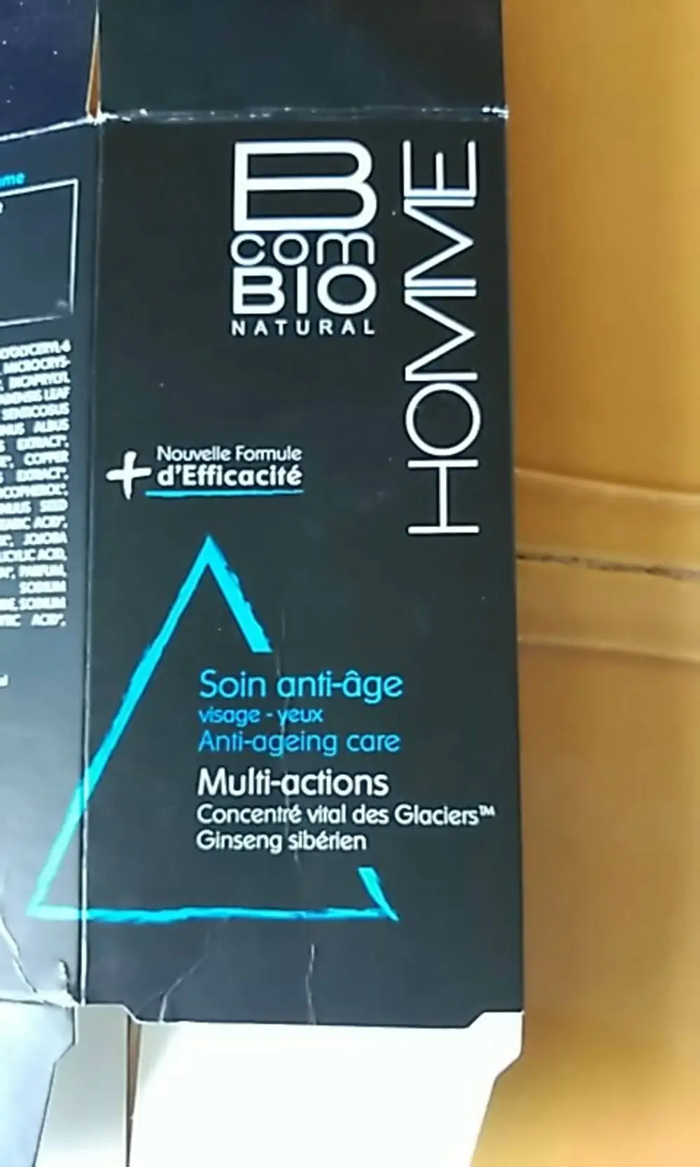 B COM BIO - Homme - Soin anti-âge pour 