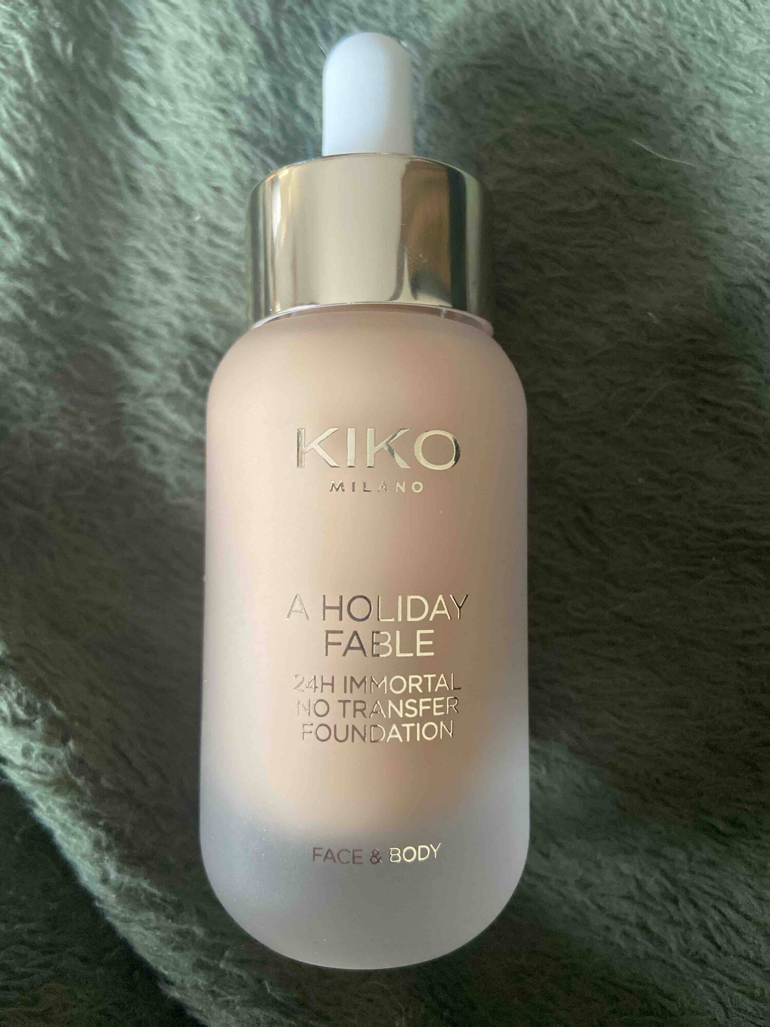 KIKO - A Holiday fable - Foundation 24h face & body