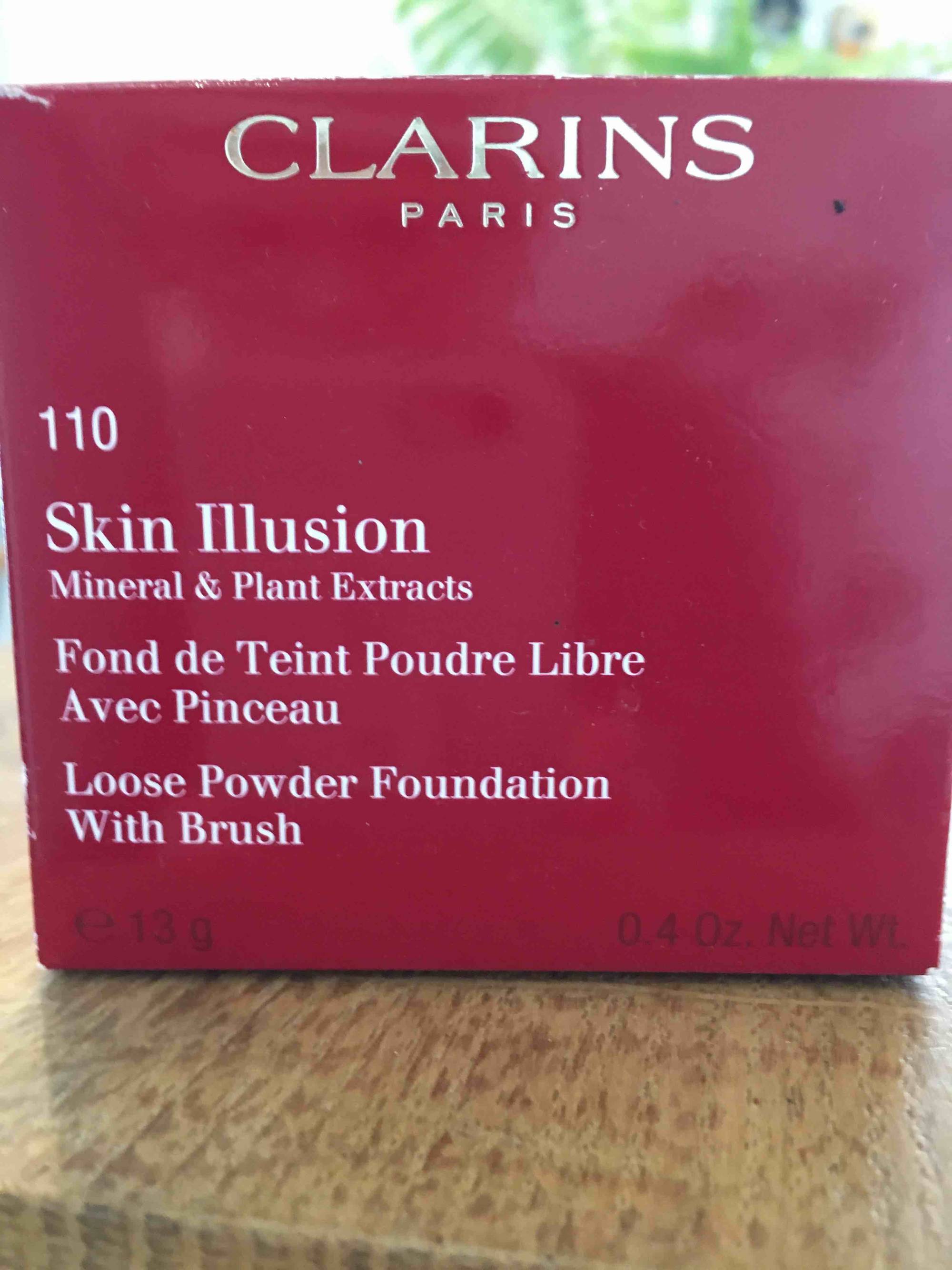 CLARINS - Skin illusion  - Fond de teint poudre libre 110