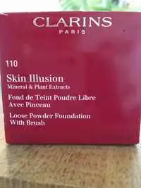 CLARINS - Skin illusion  - Fond de teint poudre libre 110