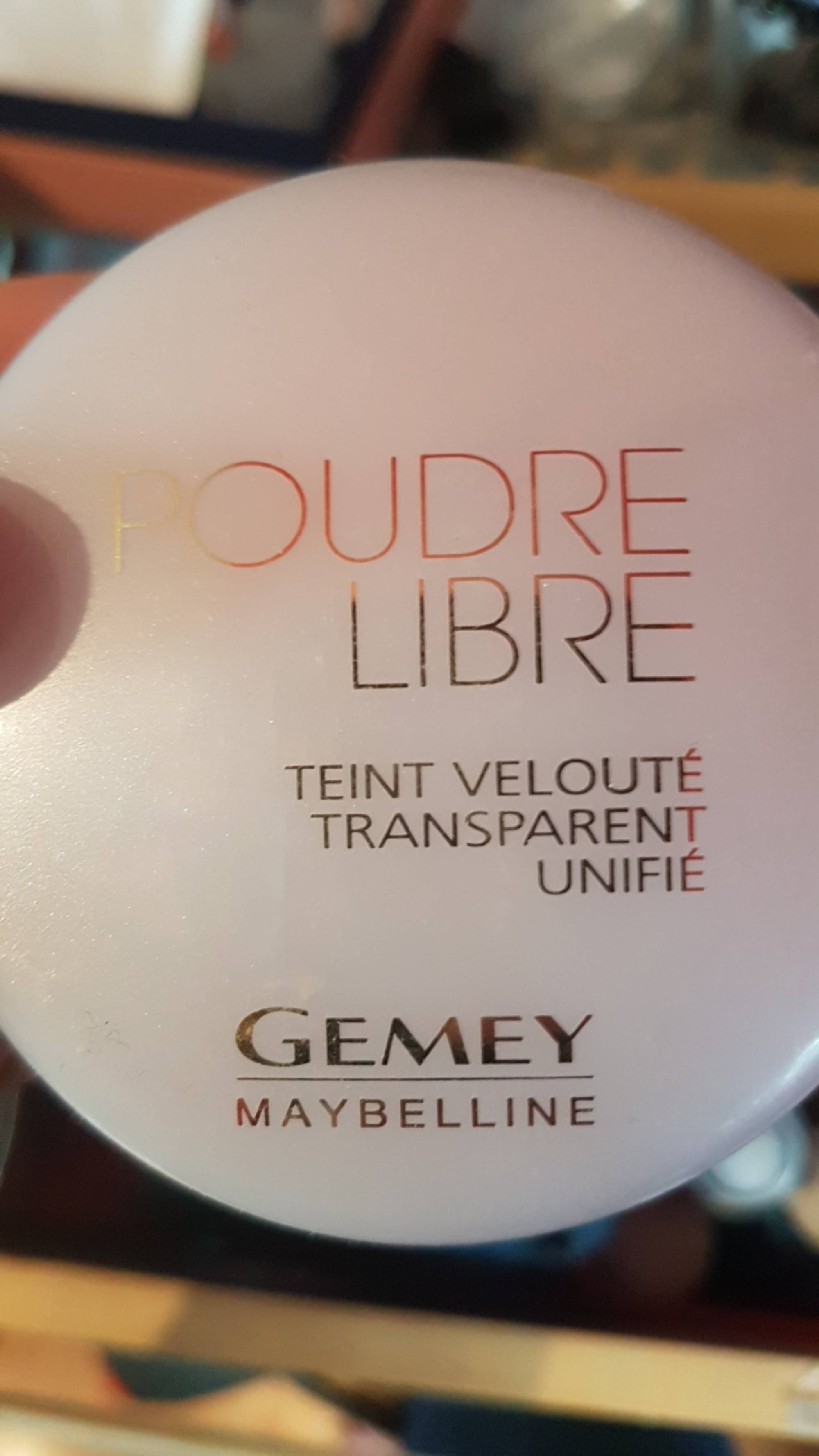 GEMEY MAYBELLINE - Poudre libre - Teint velouté transparent unifié 02 chair dorée