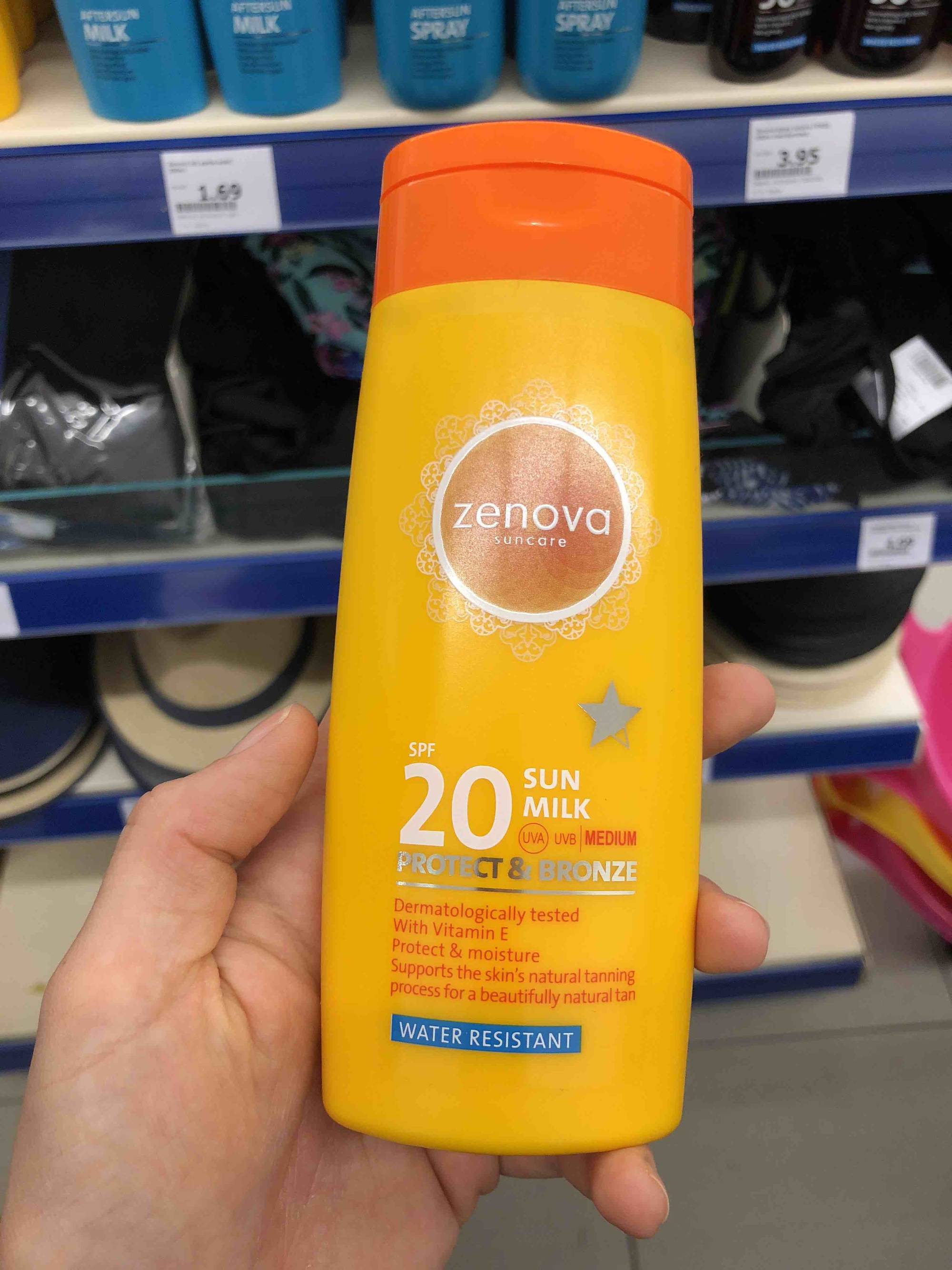 ZENOVA - Protect & Bronze - Sun milk SPF 20