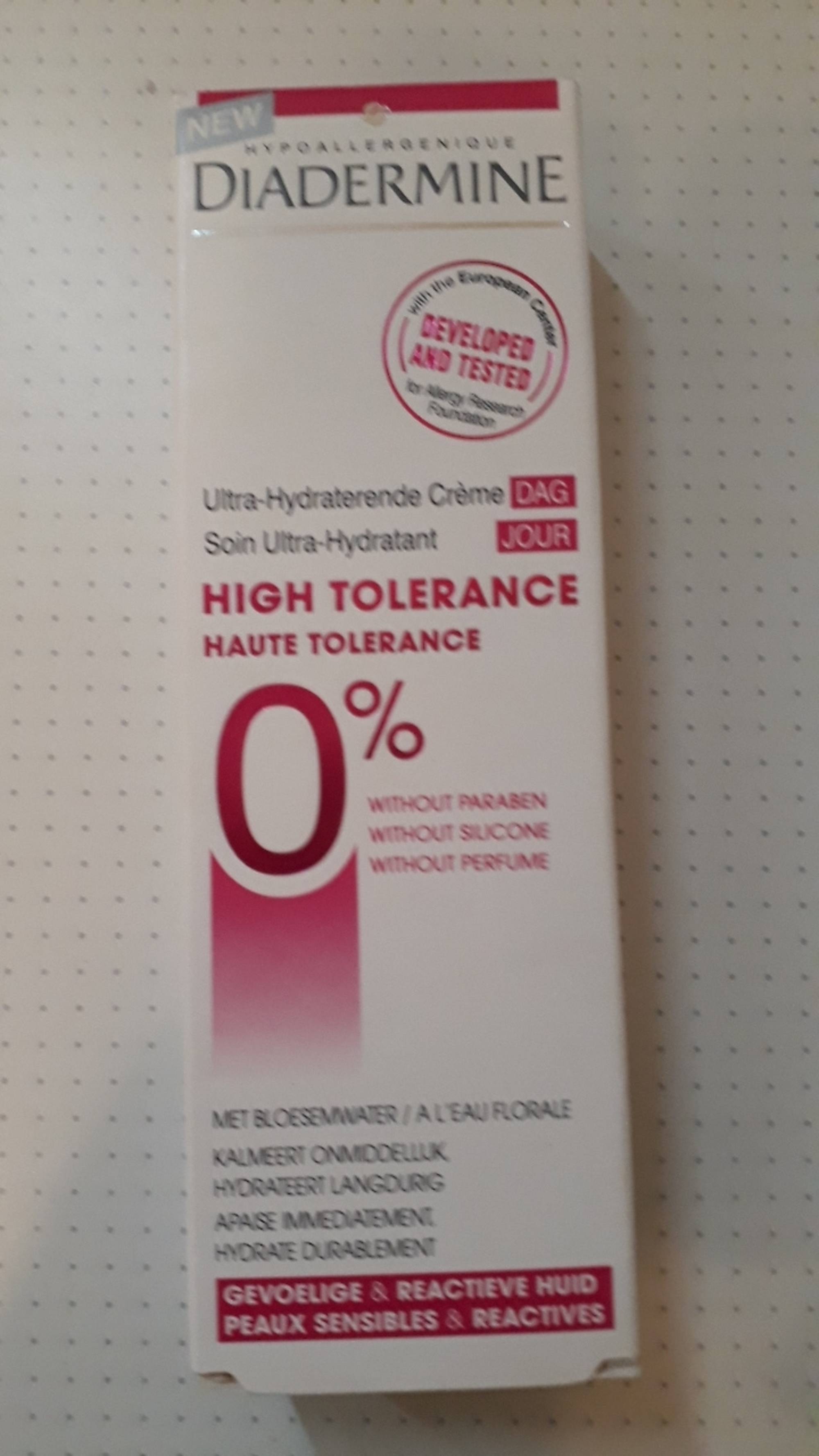 DIADERMINE - Haute tolerance - Soin ultra-hydratant jour