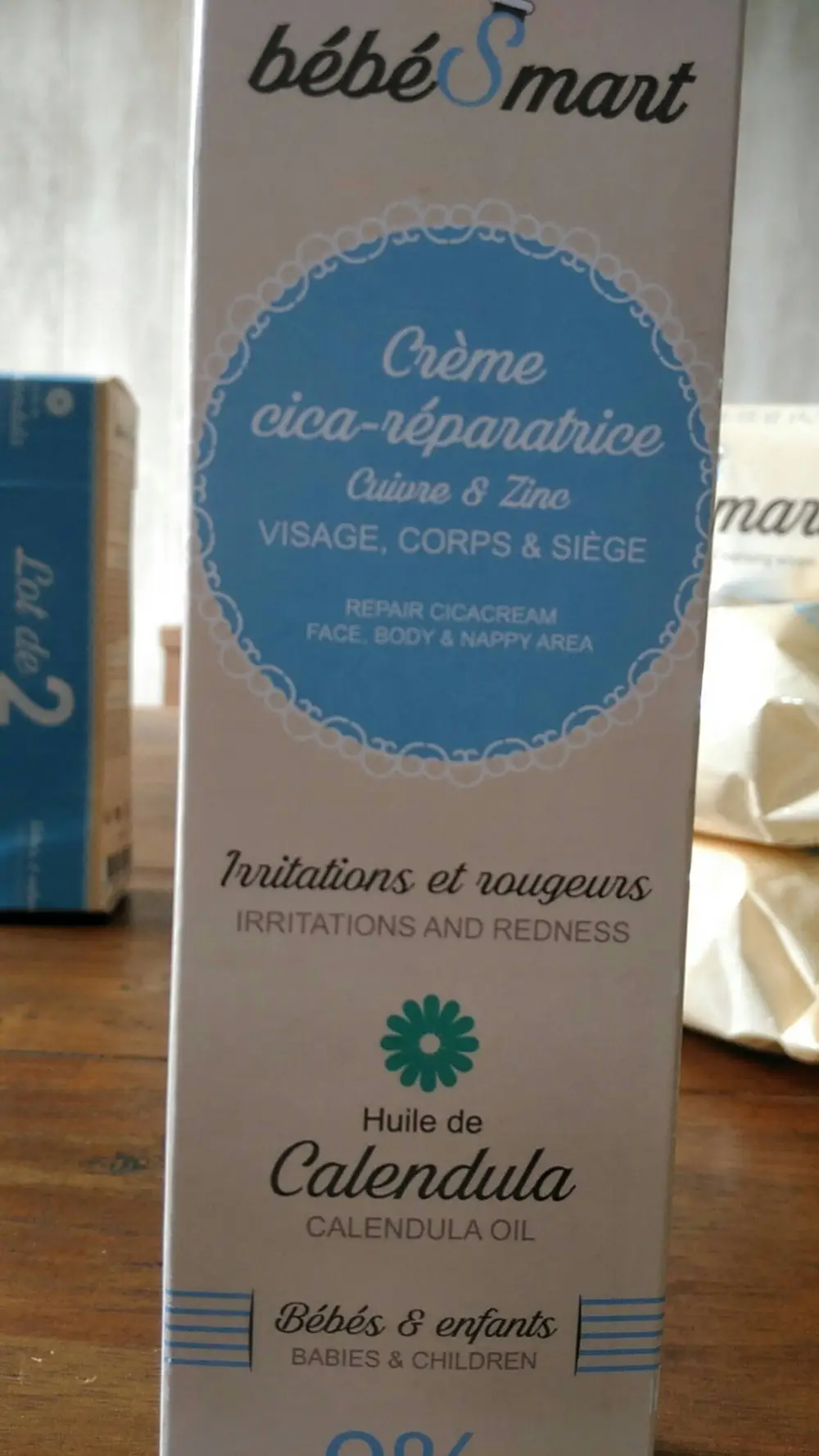 BÉBÉ SMART - Crème cica-réparatrice - Cuivre & Zinc