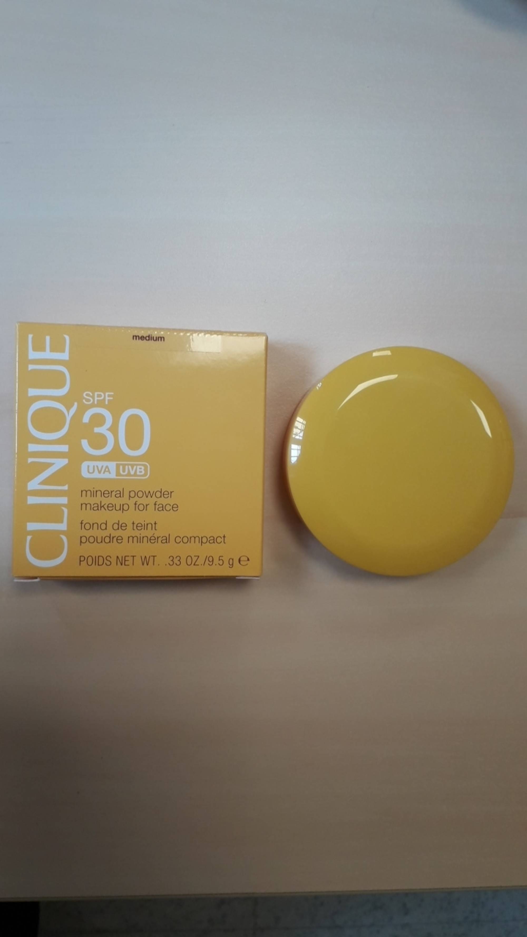 CLINIQUE - Fond de teint SPF 30 - Poudre minéral compact