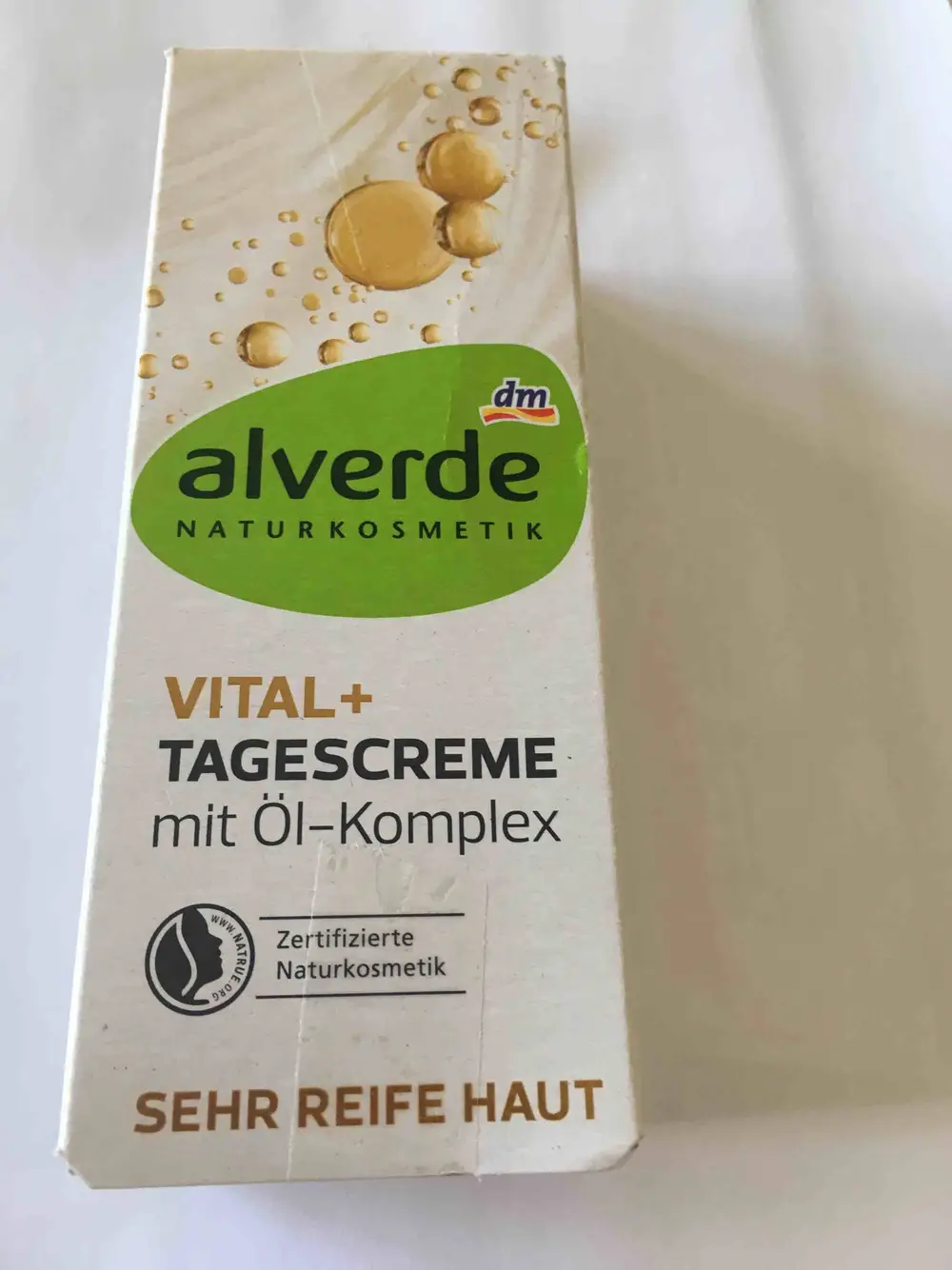 DM - Alverde - Vital + tagescreme mit öl -komplex