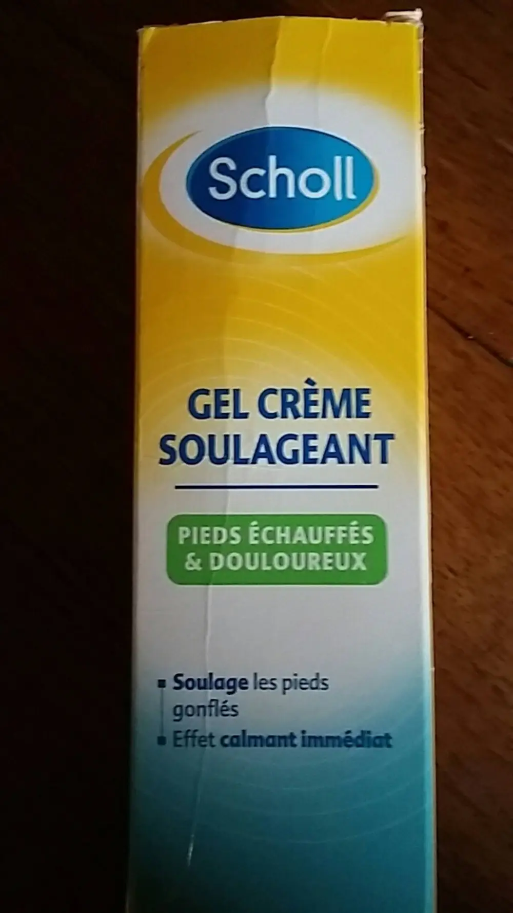 SCHOLL - Gel crème soulageant pieds échauffés et douloureux