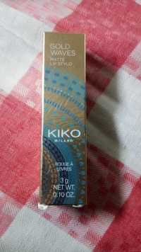 KIKO - Gold waves - Rouge à lèvres