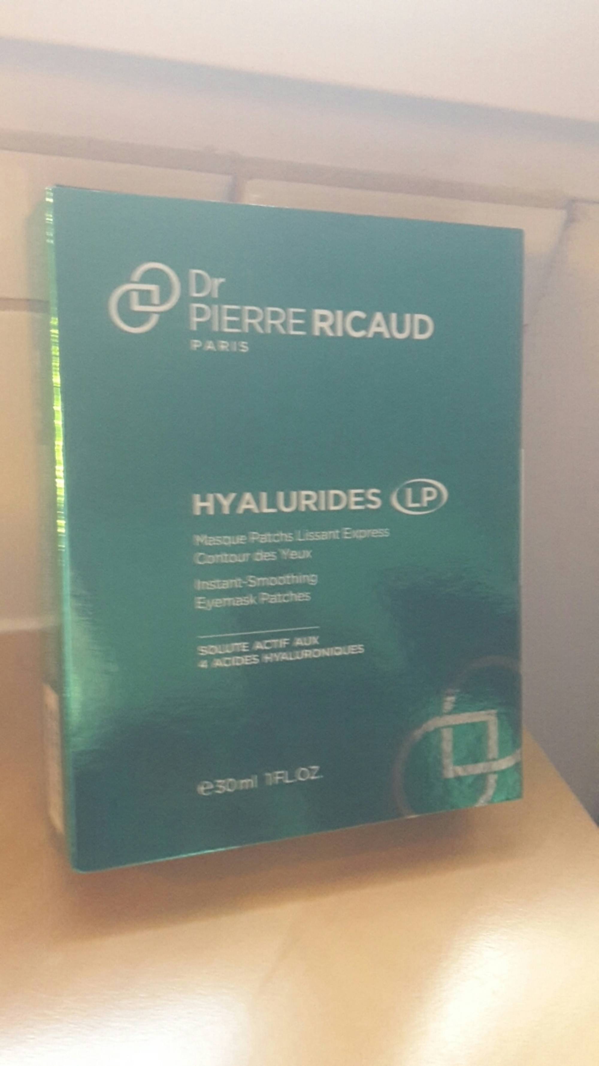 DR PIERRE RICAUD - Hyalurides lp - Masque patchs lissant express