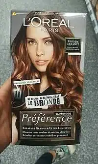 L'ORÉAL - Préférence - Balayage glamour ultra lumineux Bronde caramel