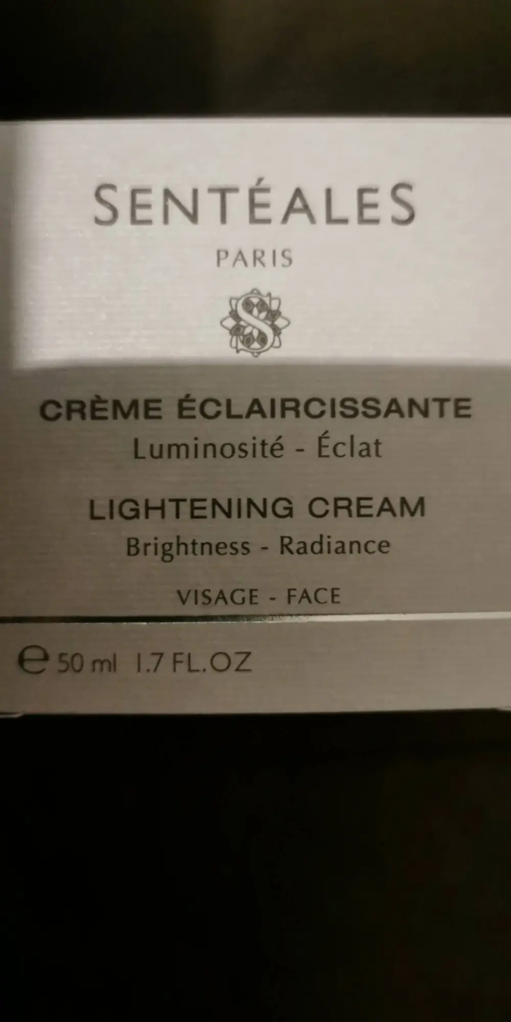 SENTÉALES - Crème éclaircissante visage