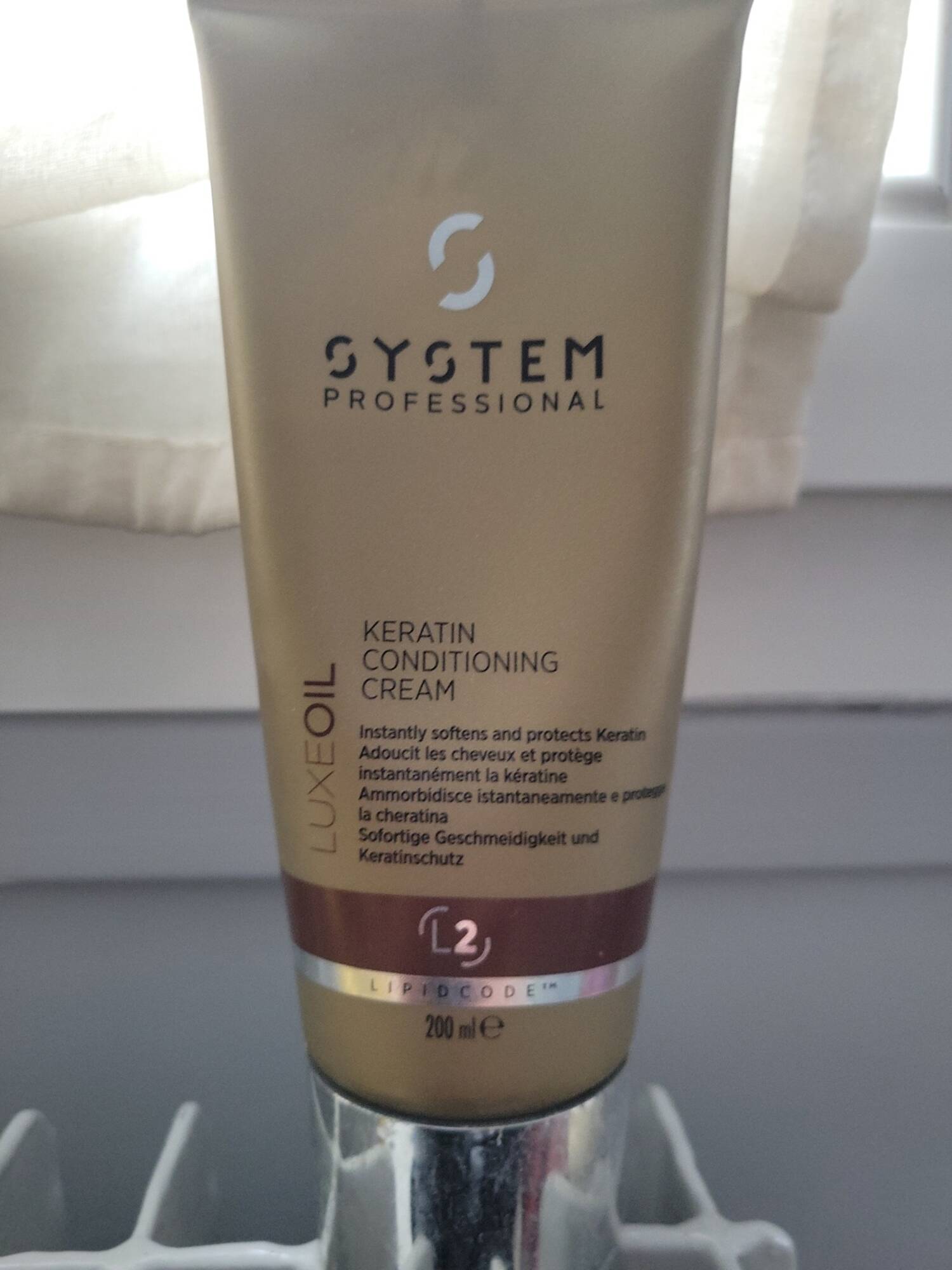 SYSTEM PROFESSIONAL - Luxeoil - Après-Shampoing crème à la kératine