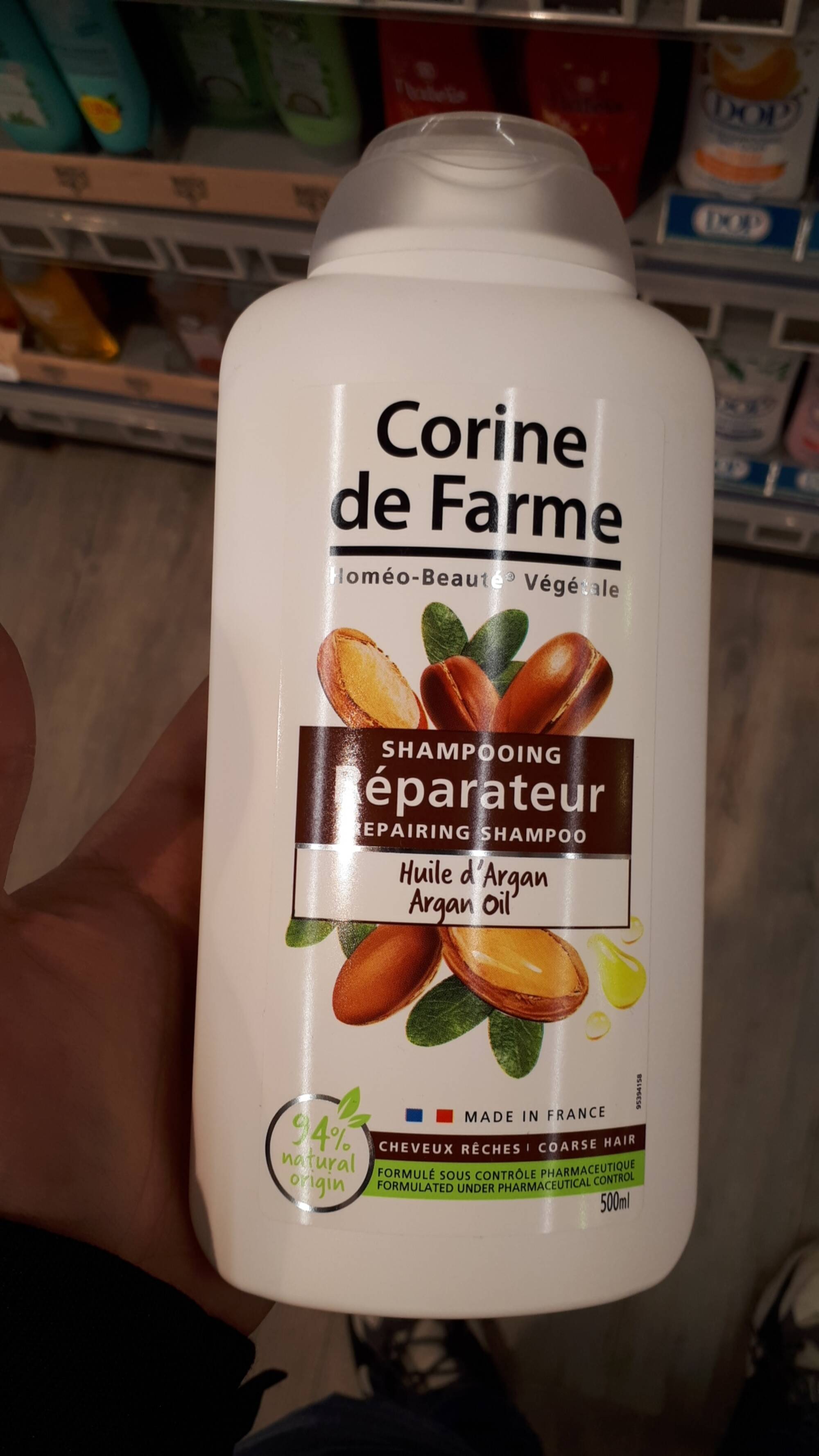 CORINE DE FARME - Shampooing réparateur - Huile d'Argan