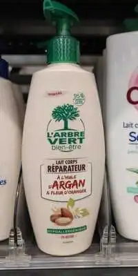 L'ARBRE VERT - Lait corps réparateur à l'huile d'argan et fleur d'oranger