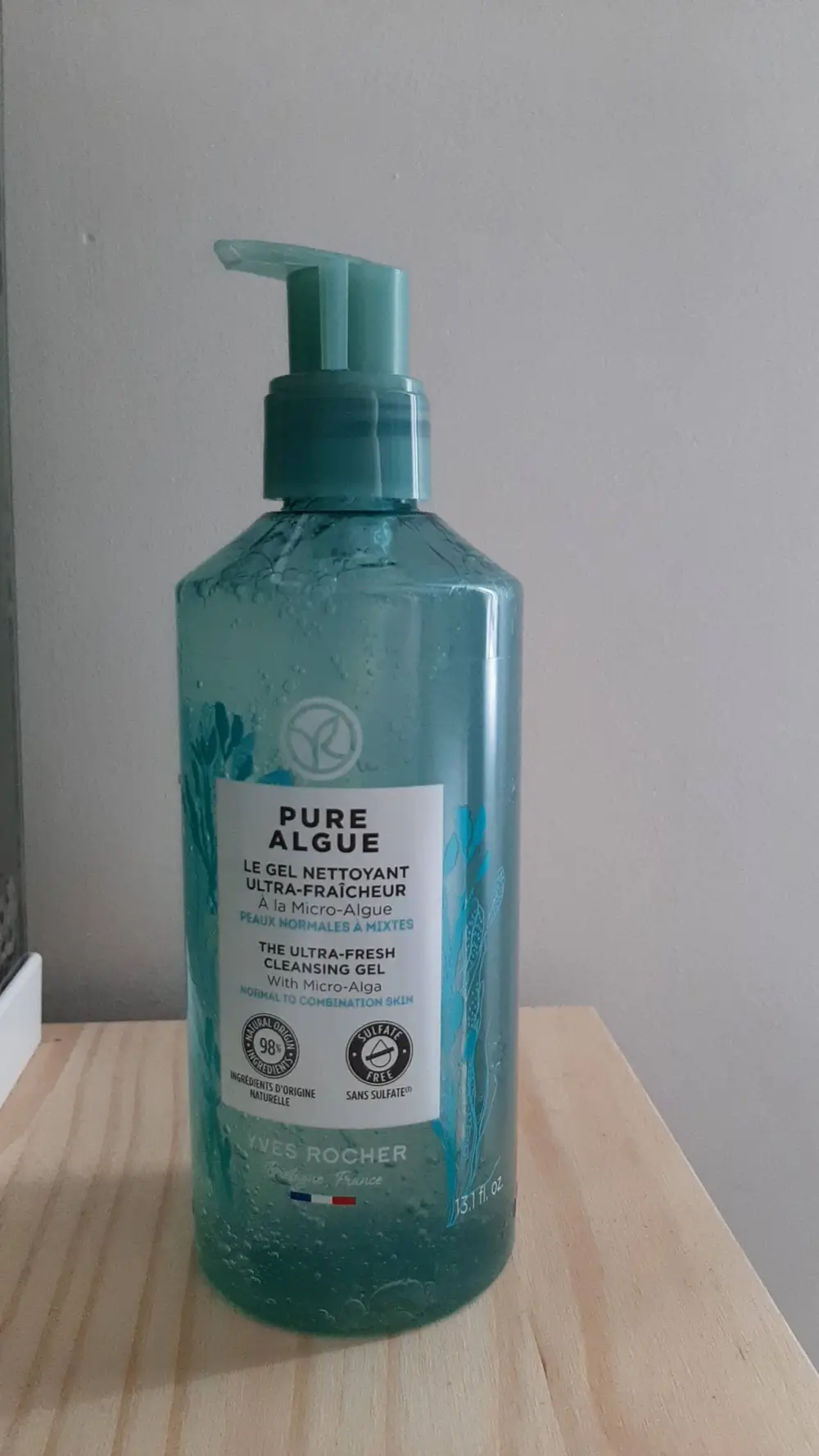 YVES ROCHER - Pure algue - Le gel nettoyant ultra-fraîcheur