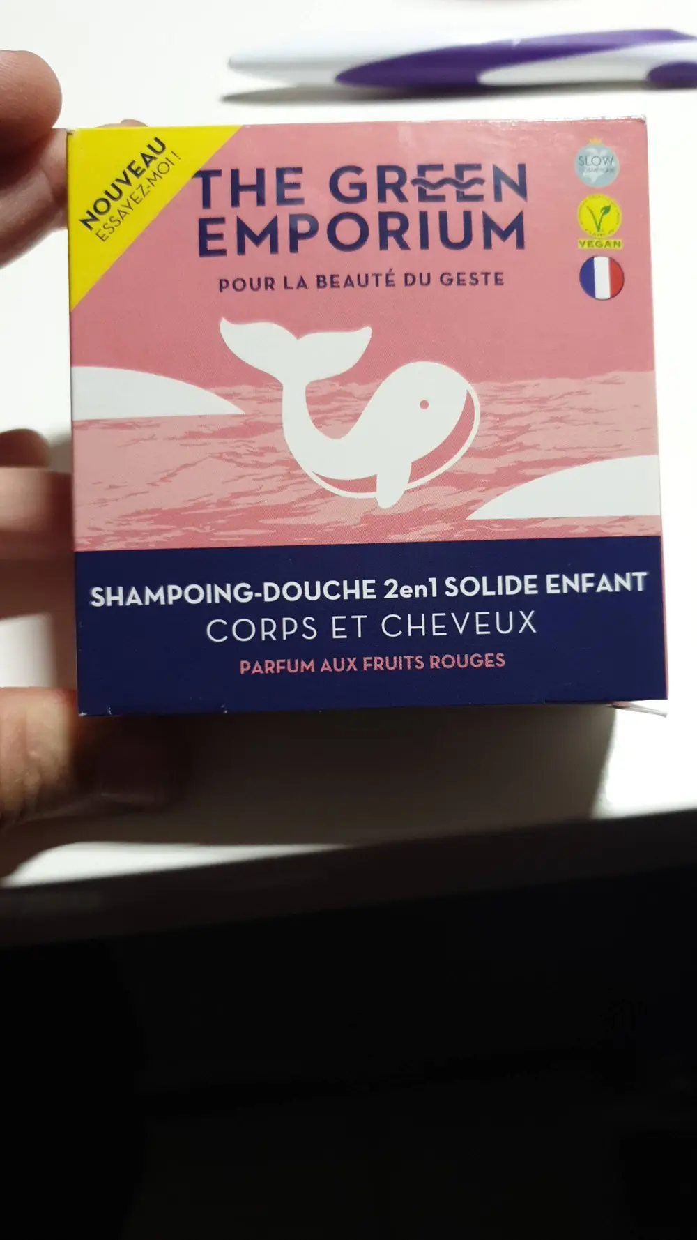 THE GREEN EMPORIUM - Shampoing-douche 2 en 1 solide enfant