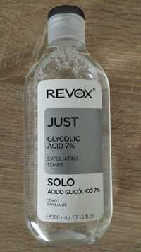 REVOX - Just - Glycolic acid 7% exfoliating toner