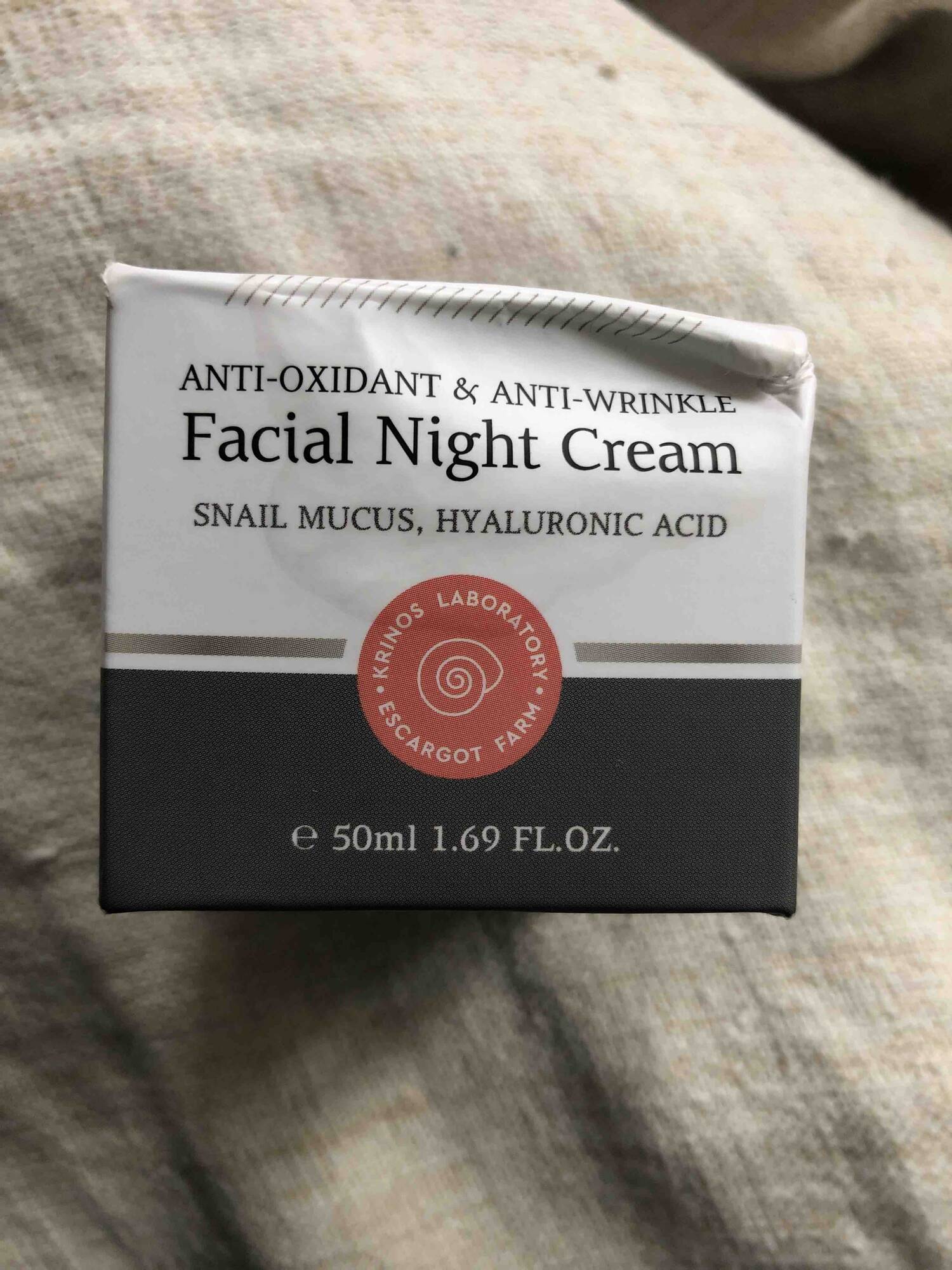 KRINOS LABORATORY - Anti-oxidant & anti-wrinkle - Facial night cream
