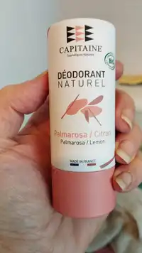 Ô CAPITAINE - Déodorant naturel palmarosa/citron