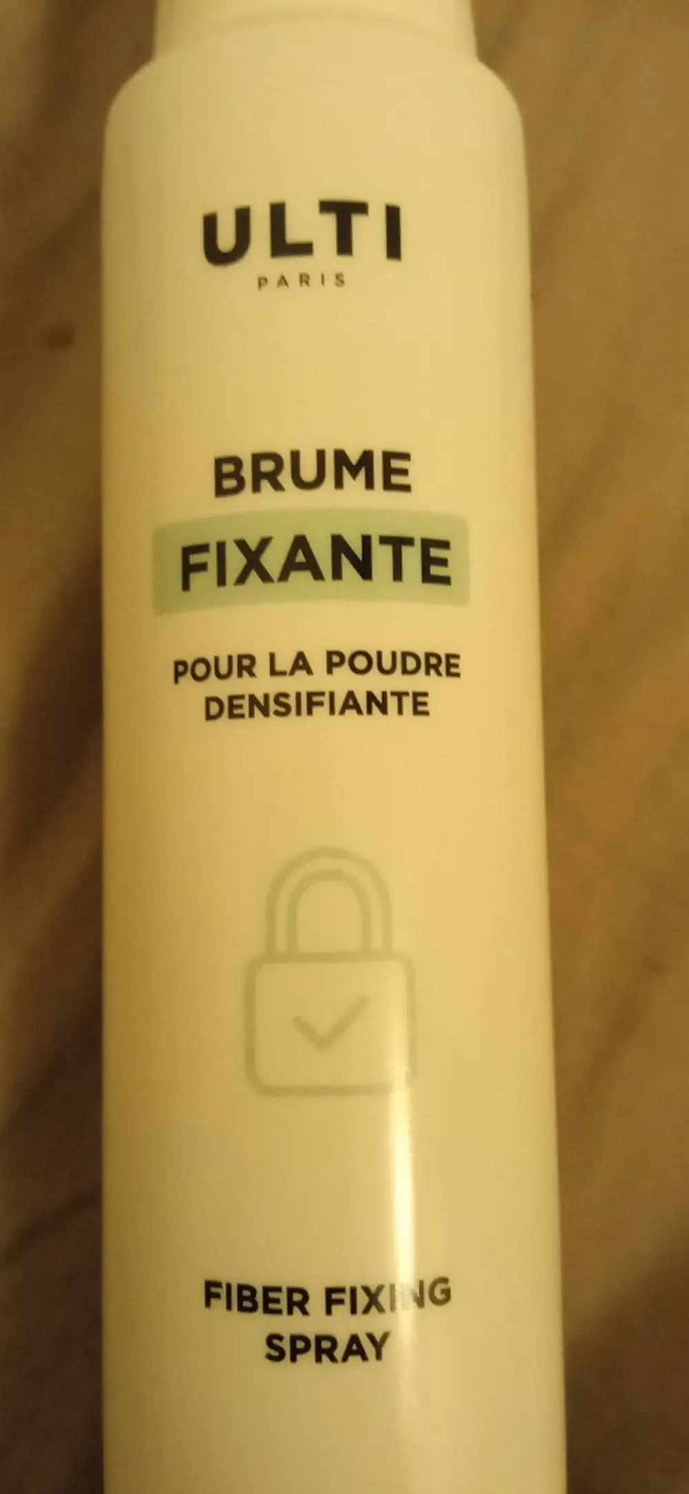 ULTI PARIS - Brume fixante pour la poudre densifiante