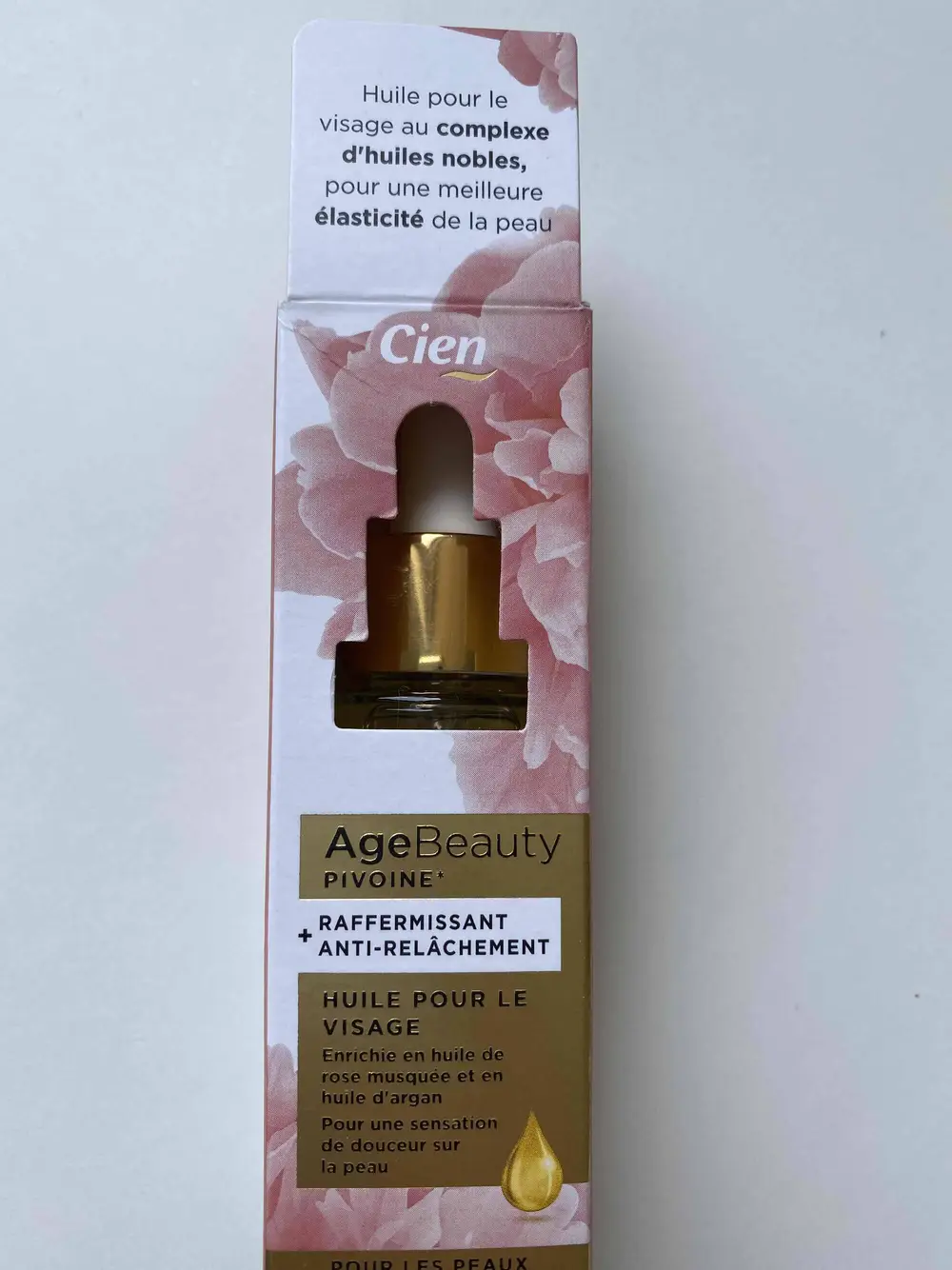 CIEN - AgeBeauty pivoine - Huile pour le visage