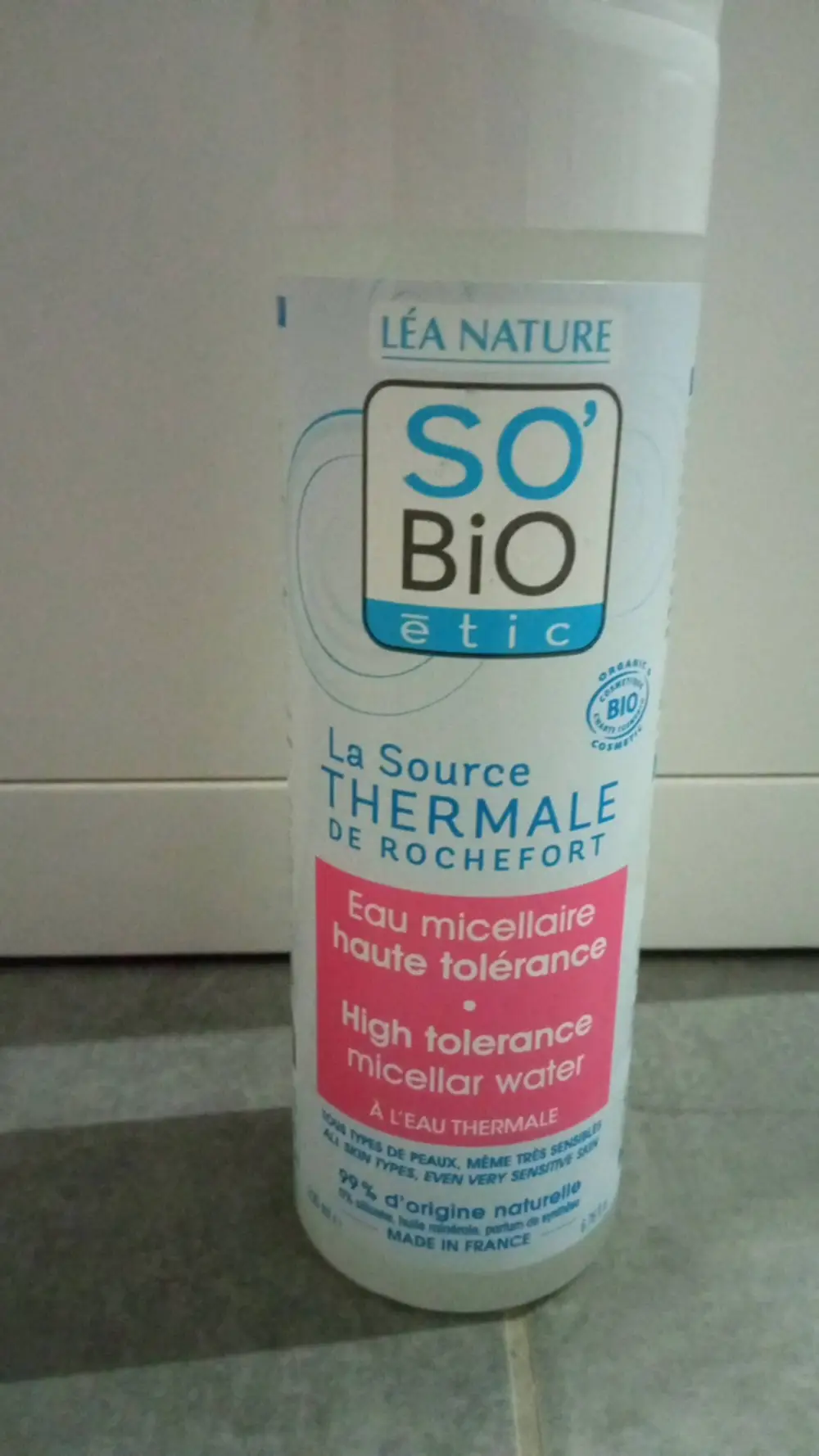 SO'BIO ÉTIC - La source thermale de Rochefort - Eau micellaire haute tolérance