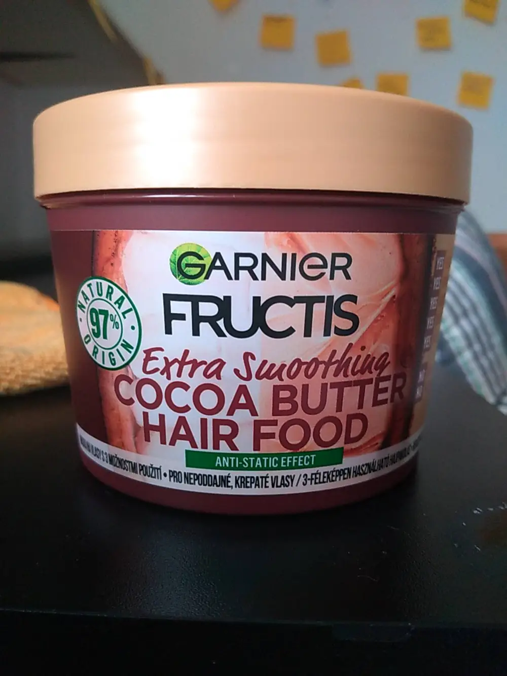 GARNIER - Fructis - Extra smoothing cocoa butter hair food