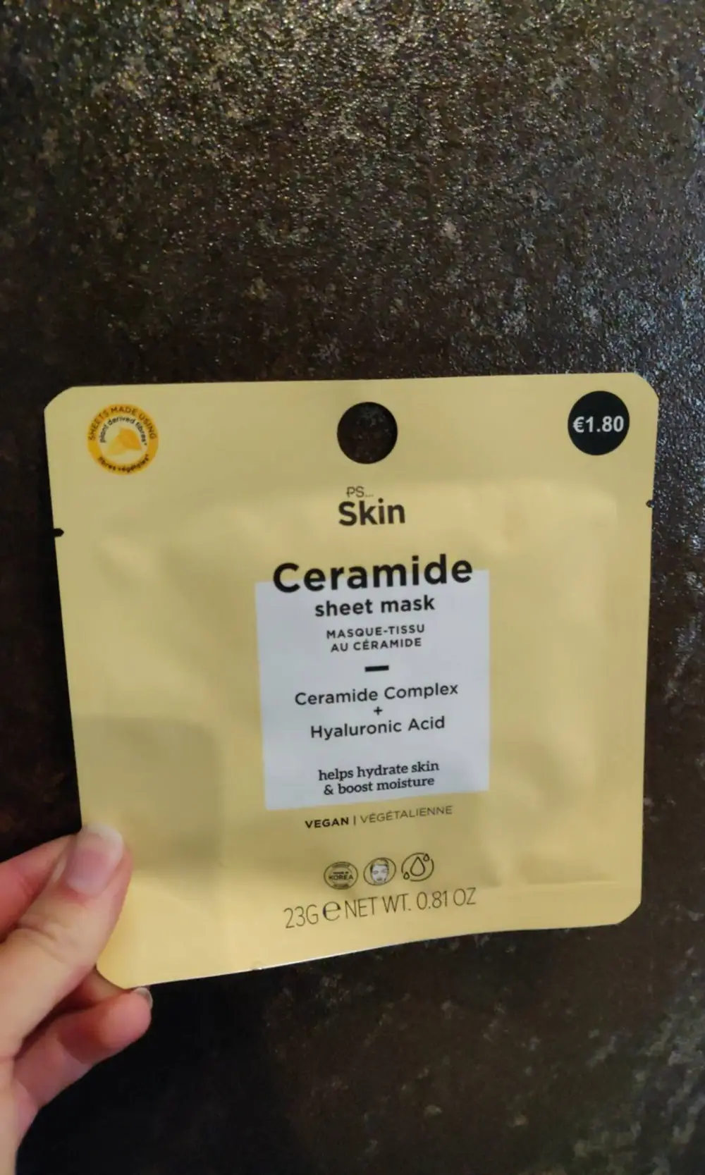 PRIMARK - PS... Skin - Masque tissu au céramide