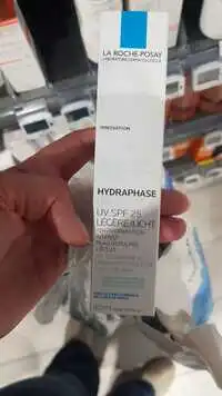 LA ROCHE-POSAY - Hydraphase - Hydratant visage HA UV spf 25 lègère