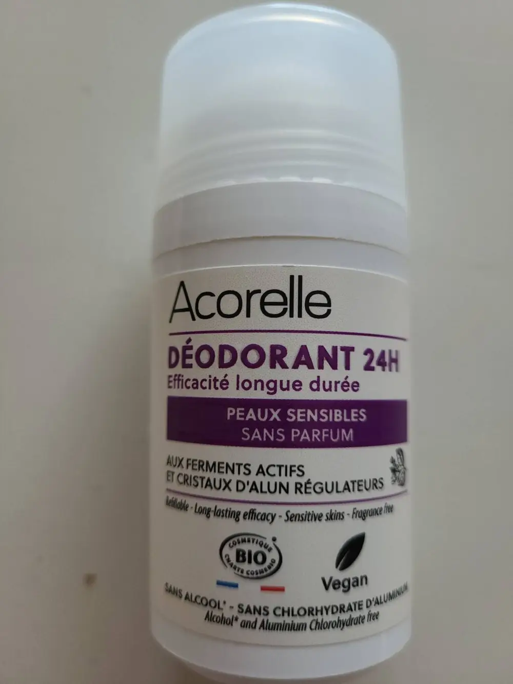 ACORELLE - Déodorant 24h sans parfum 