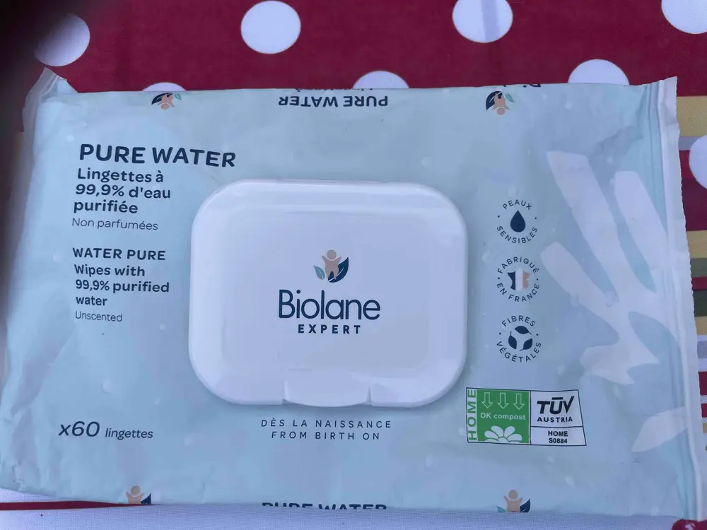 BIOLANE - Pure water Lingettes