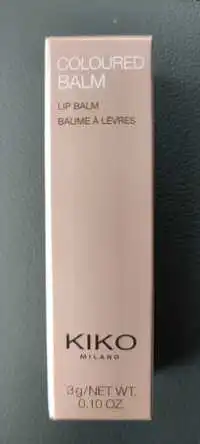 KIKO - Coloured balm - Baume lèvres